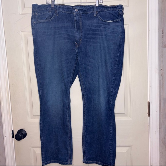 Signature by Levi Strauss Relaxed Fit Stretch Jeans 46x30 Blue Denim Men’s - Picture 4 of 7